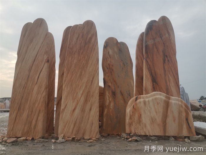 大理石景观石园林石的加工及用途(图1) 大理石景观石园林石的加工及用途(图1)