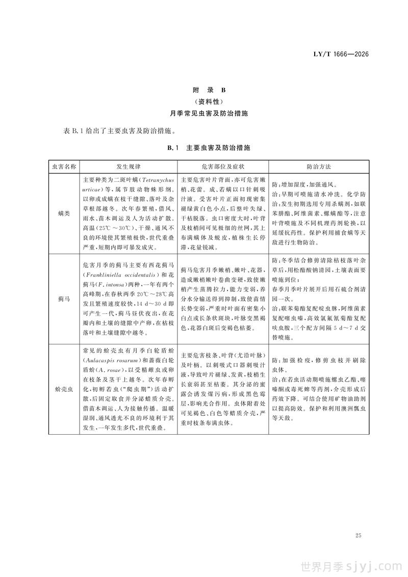 《月季》行业标准LY/T 1666-2026全文(图28)