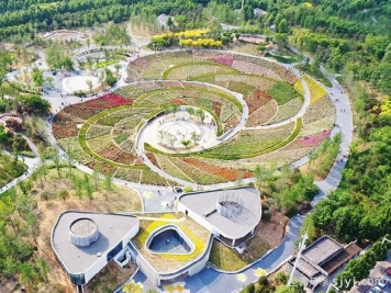 月季园：郑州西流湖公园贾鲁芳华月季园