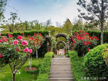 常州花谷奇缘旅游景区，玫瑰花园赏月季