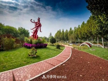 北京大兴魏善庄月季小镇千余种月季进入盛花期